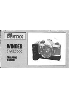 Pentax Motors manual. Camera Instructions.
